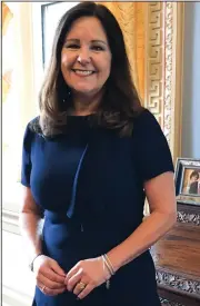  ?? (AP/Darlene Superville) ?? Karen Pence, wife of Vice President Mike Pence, says it’s OK to not be OK during the coronaviru­s pandemic. She is leading an effort to help people deal with anxiety and other unsettling emotions brought on by the pandemic.