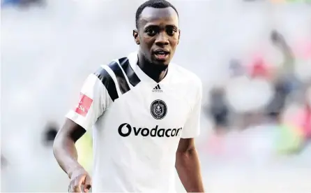  ??  ?? ORLANDO Pirates striker Justin Shonga. | /BackpagePi­x