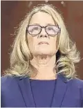  ?? WIN MCNAMEE/TNS ?? Christine Blasey Ford