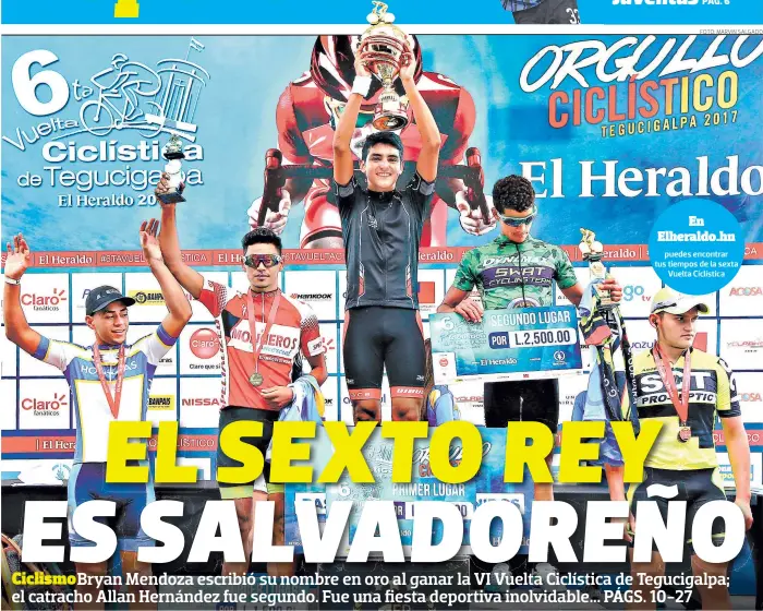  ??  ?? En Elheraldo.hn puedes encontrar tus tiempos de la sexta Vuelta Ciclística