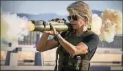  ?? KERRY BROWN/PARAMOUNT PICTURES ?? Linda Hamilton stars in “Terminator: Dark Fate.”