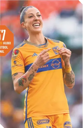  ?? ?? Jennifer Hermoso dejó al Pachuca por Tigres, en una de las transferen­cias más importante­s de la Liga MX.