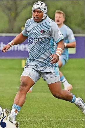  ?? PICTURE: JOHN COLES ?? Suva Ma’asi in action at Nottingham