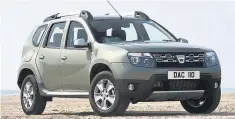  ??  ?? At £13,500 the Dacia Duster is an absolute bargain