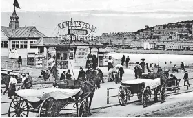  ?? ?? Weston-super-Mare, about 1904. Hotbed of Satanism, apparently. Right, Aleister Crowley