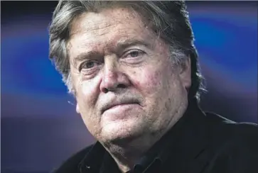  ?? Jim Lo Scalzo EPA ?? WHITE HOUSE ADVISOR Stephen Bannon at last month’s Conservati­ve Political Action Conference.