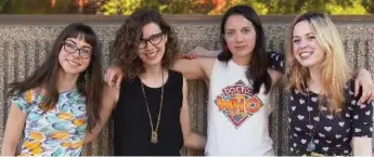  ??  ?? All-female Weezer cover band Sheezer is calling it quits with shows Aug. 6 and 7 at Lee’s Palace.