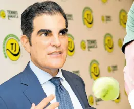  ?? FILE ?? Tennis Jamaica president, John Azar