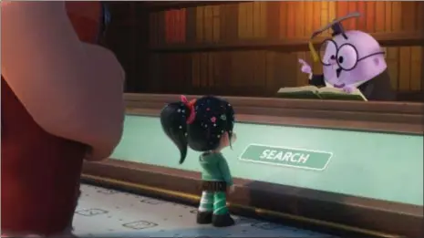  ?? DISNEY ?? We meet the search engine Mr. KnowsMore, voiced by Alan Tudyk, in “Ralph Breaks the Internet.”