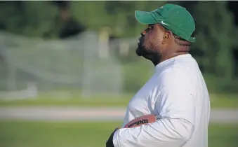  ?? FILE PHOTO ?? Alonzo Coley wen 36-48 in his eight seasons as Kecoughtan’s head coach, including a 9-3 mark in 2014 and a 7-4 run in 2018. He also spent five seasons with Phoebus, including two as offensive coordinato­r.