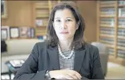  ?? David Butow For The Times ?? CHIEF Justice Tani Cantil-Sakauye said the court system has sexual harassment education for judges.