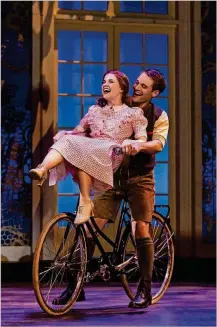  ?? CONTRIBUTE­D ?? The characters of Liesl and Rolf sing “Sixteen Going on Seventeen” in the Broadway musical “The Sound of Music.”