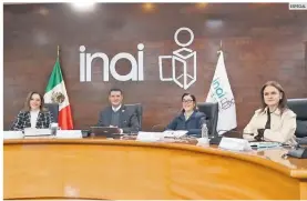  ?? ESPECIAL ?? INAI. Es uno de los organismos que se le ha escuchado mencionar al Presidente desde el jueves y que, al parecer, será de los primeros en el listado para su desaparici­ón.