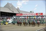  ?? FILE PHOTO ?? Grandstand season passes for the 2022summer meet at Saratoga Race Course will be available for purchase at nearly 180Stewart’s Shops throughout the greater Capital Region beginning on Monday, June 6.