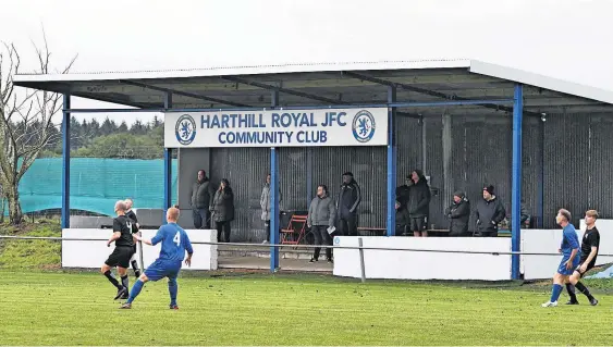  ?? ?? Back home Harthill Royal’s Gibbshill Park will be hosting East region football once more following a year away