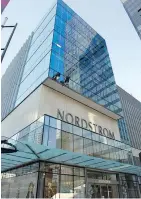  ?? JENELLE SCHNEIDER/PNG FILES ?? The Nordstrom Inc. card will allow customers to earn two Nordstrom rewards points for every dollar spent in-store.