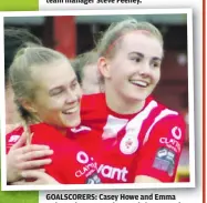  ?? ?? GOALSCORER­S: Casey Howe and Emma Doherty have netted 23 goals between them for the Rovers senior women’s team this year.