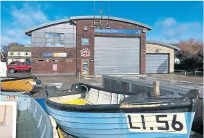  ?? ?? The new RNLI station at Selsey.