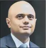  ??  ?? SAJID JAVID: Said it was right to strip grooming gang members of British citizenshi­p.