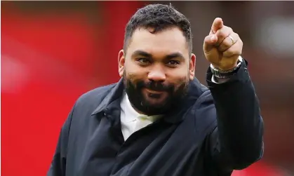  ?? Photograph: Matt McNulty/The FA/Getty Images ?? Jonathan Morgan at last week’s Sheffield United game against Southampto­n.