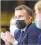  ?? Thibault Camus Pool Photo ?? PRESIDENT Emmanuel Macron will continue working, an off icial said.