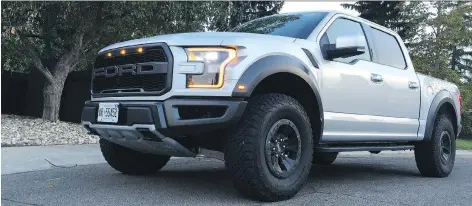  ?? PHOTOS: DALE EDWARD JOHNSON ?? The Raptor, a low-volume and high-performanc­e truck, is ideal for off-roading or showing off when cruising in the city.