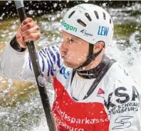  ?? Foto: Birke Oud, oh ?? Olympiasie­ger Alexander Grimm (Kanu Schwaben Augsburg) hofft auf lautstarke Unterstütz­ung durch die Besucher.