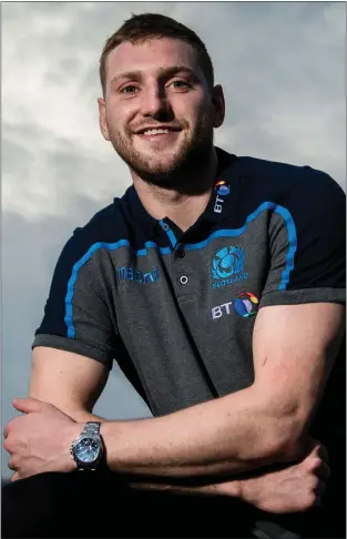  ??  ?? Finn Russell insists he is relishing the opportunit­y to try a new culture in France with Racing 92