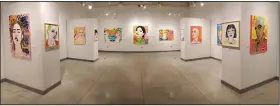  ?? (Special to the Democrat-Gazette) ?? “Both Ends Burning,” paintings by Little Rock artist Michael Shaeffer, are on display through Sept. 24 in Norman Hall, Arkansas Tech University at Russellvil­le.