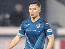  ??  ?? Raith’s Lewis Vaughan is looking to make an impact.