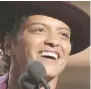  ??  ?? Bruno Mars