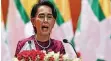  ?? DPA ?? Aung San Suu Kyi in NaypiydawF­OTO: