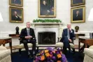  ?? ?? President Joe Biden meets with Speaker of the US House of Representa­tives, Kevin McCarthy, in the Oval Office. Photograph: Shuttersto­ck