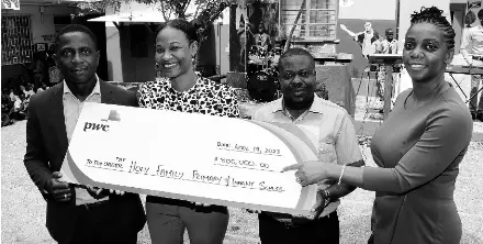 PwC Jamaica donates musical instrument­s to Holy Family Primary ...