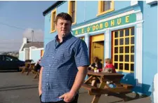  ??  ?? Pat O’Donohue had to close his pub in Fanore, Co Clare, earlier this week. Photo: Eamon Ward