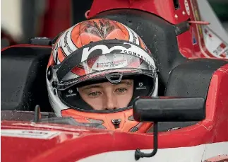  ?? JOSEPH JOHNSON/STUFF ?? Marcus Armstrong before a practice session for round 1 of the Toyota Racing Series.