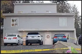  ?? ?? Murder scene: House in Moscow, Idaho, where killings took place