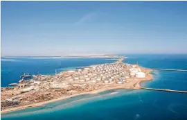  ?? CHRISTOPHE VISEUX / NYT ?? Saudi Arabia is under pressure to quickly increase its oil production, but those that might not be enough to offset declines in Iran, Libya and Venezuela, all grappling with crises. Shown is the Saudi oil port facility of Ras Tanura.