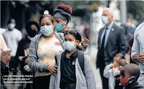  ?? /AFP/GETTY IMAGES ?? Los 267 planteles charter ya se preparan para el próximo periodo escolar.