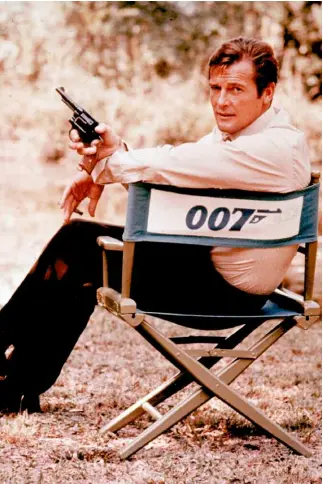  ?? KEYSTONE ?? Sul set di ‘Agente 007 - Vivi e lascia morire’