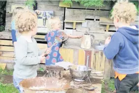  ??  ?? Production line
Who thought mud could be this much fun?