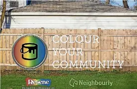  ??  ?? Neighbourl­y and Resene have launched a colourful campaign.