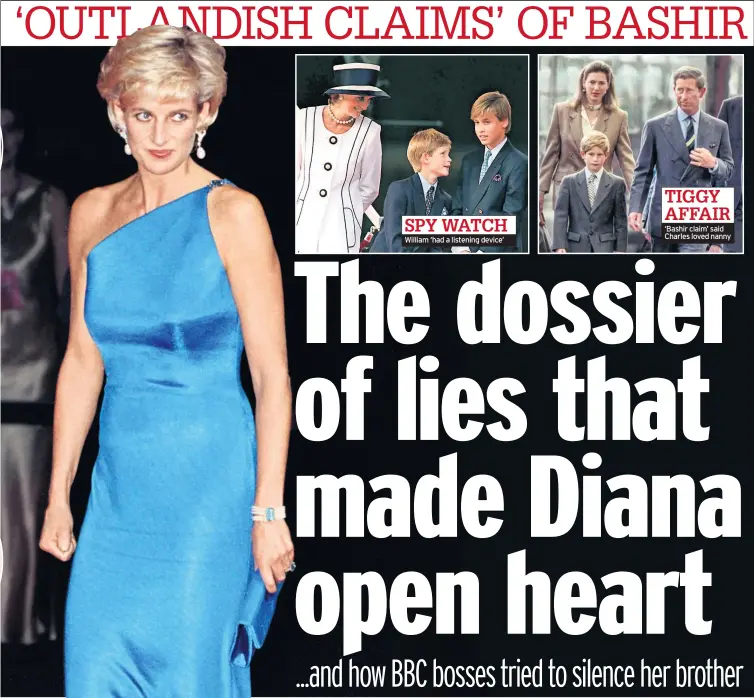  ??  ?? TIGGY AFFAIR ‘Bashir claim’ said Charles loved nanny