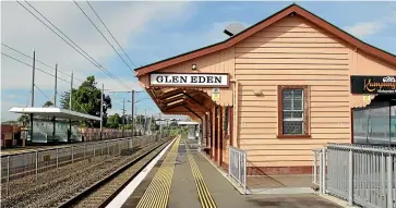  ?? DEBRIN FOXCROFT/STUFF ?? Properties within a 500-metre radius of Glen Eden station have a median price of $816,000, up $101,000 from one year ago.