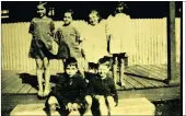  ?? PICTURE: SUPPLIED ?? BACK IN TIME: Class (now grades) 1 and 2 at Darnall Primary in 1921, outside the wood and iron structure that was the school back then.