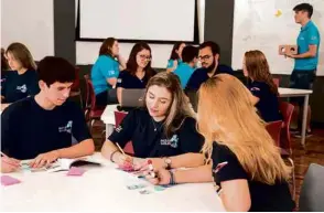  ?? Divulgação ?? Sala de Aprendizag­em Ativa do Instituto Mauá de Tecnologia