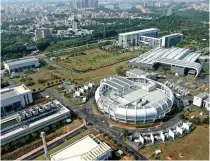  ?? ?? A view of China Spallation Neutron Source in Songshan Lake High-tech Industrial Developmen­t Zone, Dongguan, Guangdong Province, on April 21, 2021