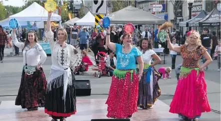  ?? PHOTO: BRIAN R. PRATT ?? The members of Oriental Dance Arts of Saskatoon receive numerous invitation­s to perform for community events, including the Broadway Street Fair, Folkfest, Persian Naw Ruz events and more.