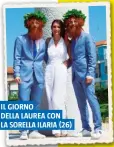  ??  ?? IL GIORNO
DELLA LAUREA CON LA SORELLA ILARIA (26)