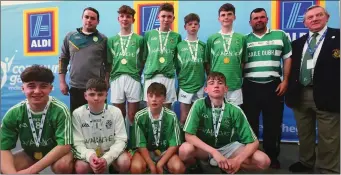  ??  ?? The Ballyduff U-15 futsal team that won gold medal at the Community Games national finals